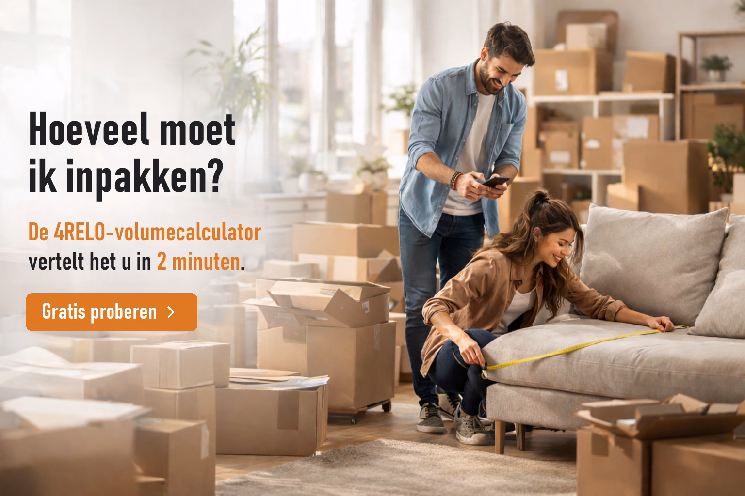 4RELO-volumecalculator — bereken hoeveel spullen u hebt