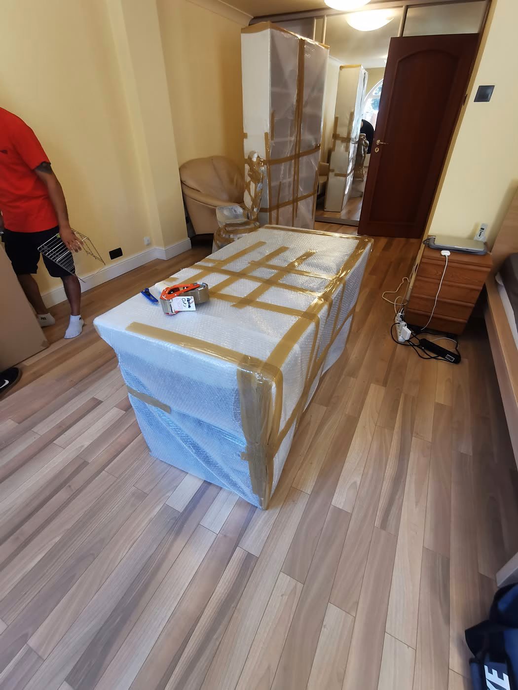 Tafel na het inpakken - verhuizingen Wrocław 4RELO