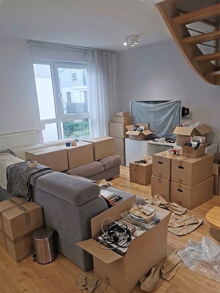 Woonkamer inpakken: tijdens - verhuizingen Wrocław 4RELO