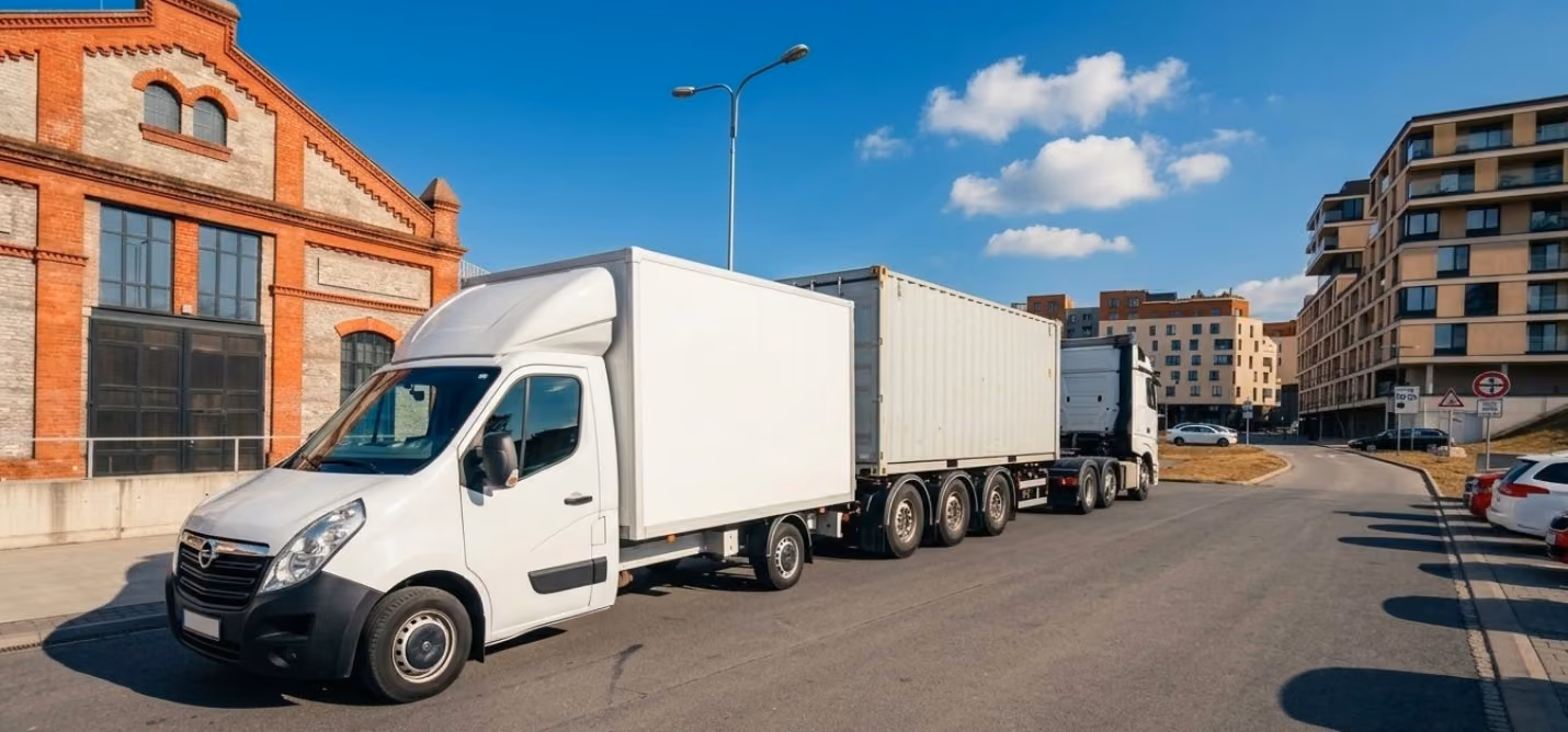 Larger vehicles — lorry transport